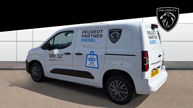 Peugeot Partner M Diesel 1.5 BlueHDi 100 Asphalt Van - Image 2